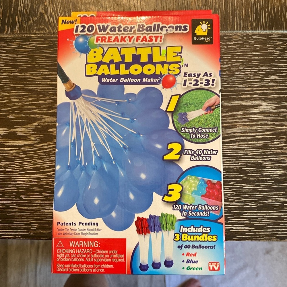 Battle Balloons the Water Balloon Maker, 120 balloons total